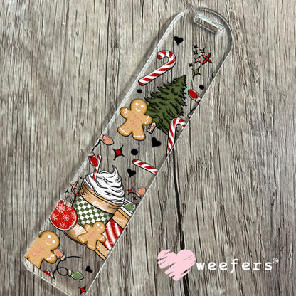 Christmas Coffee Favorite Things Cheer UV DTF Cup Wrap Bookmark Weefers