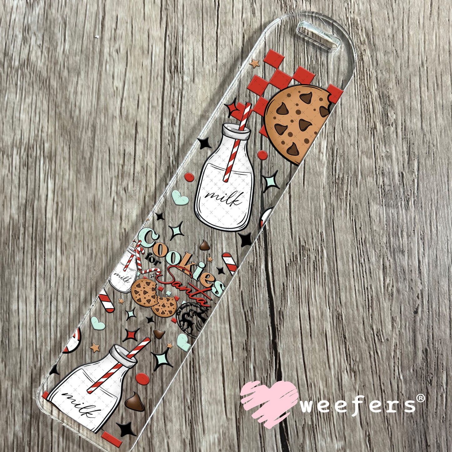 Cookies for Santa UV DTF Cup Wrap Bookmark Weefers