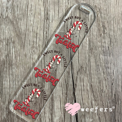 Sweet But Twisted Christmas UV DTF Decal Bookmark Weefers