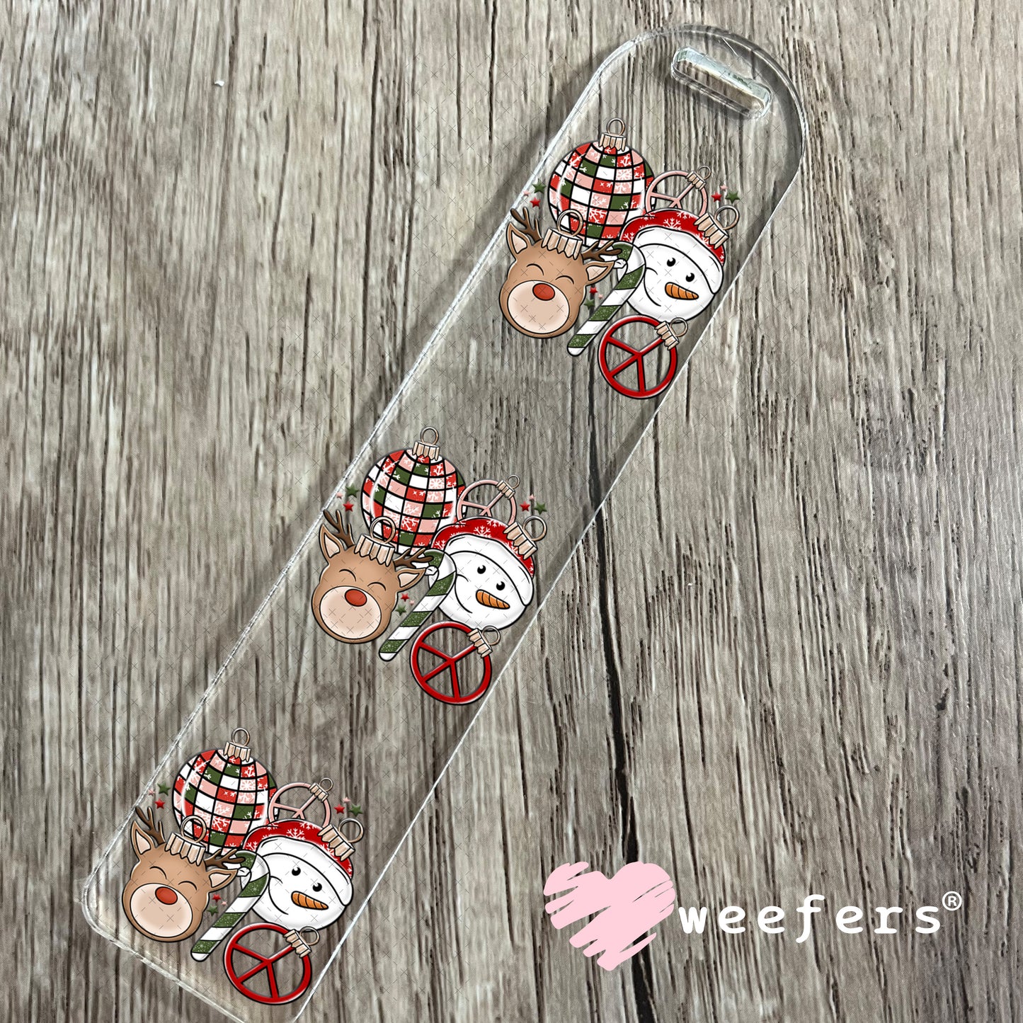 Christmas Friends UV DTF Cup Wrap Bookmark Weefers