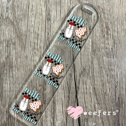 Milk and Cookies for Santa UV DTF Decal Bookmark Weefers