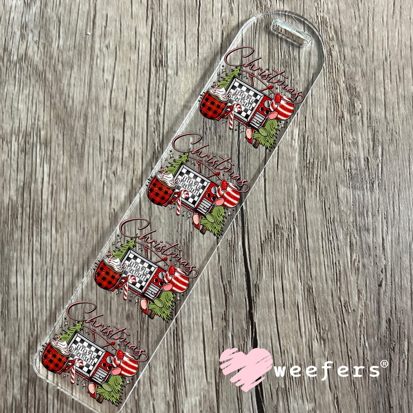 Christmas Movie Season UV DTF Decal Bookmark Weefers