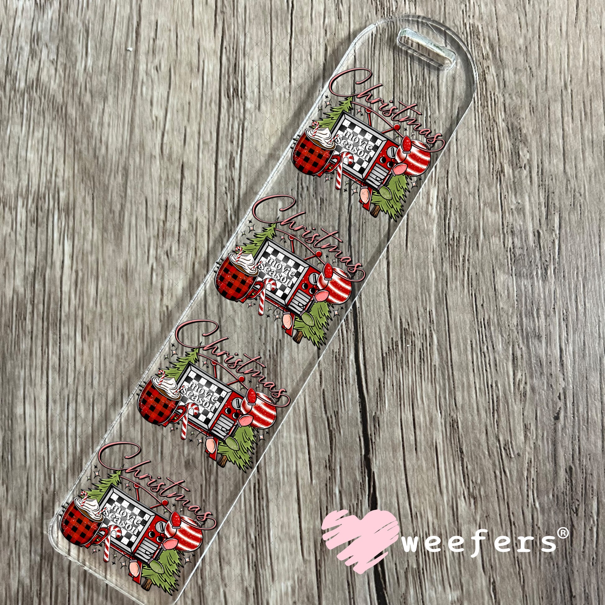 Christmas Movie Season UV DTF Decal Bookmark Weefers