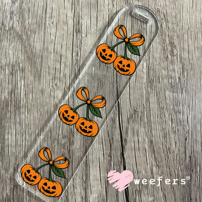 Pumpkin Cherries UV DTF Decal Bookmark Weefers