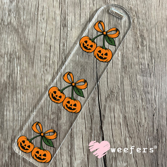 Pumpkin Cherries UV DTF Decal Bookmark Weefers