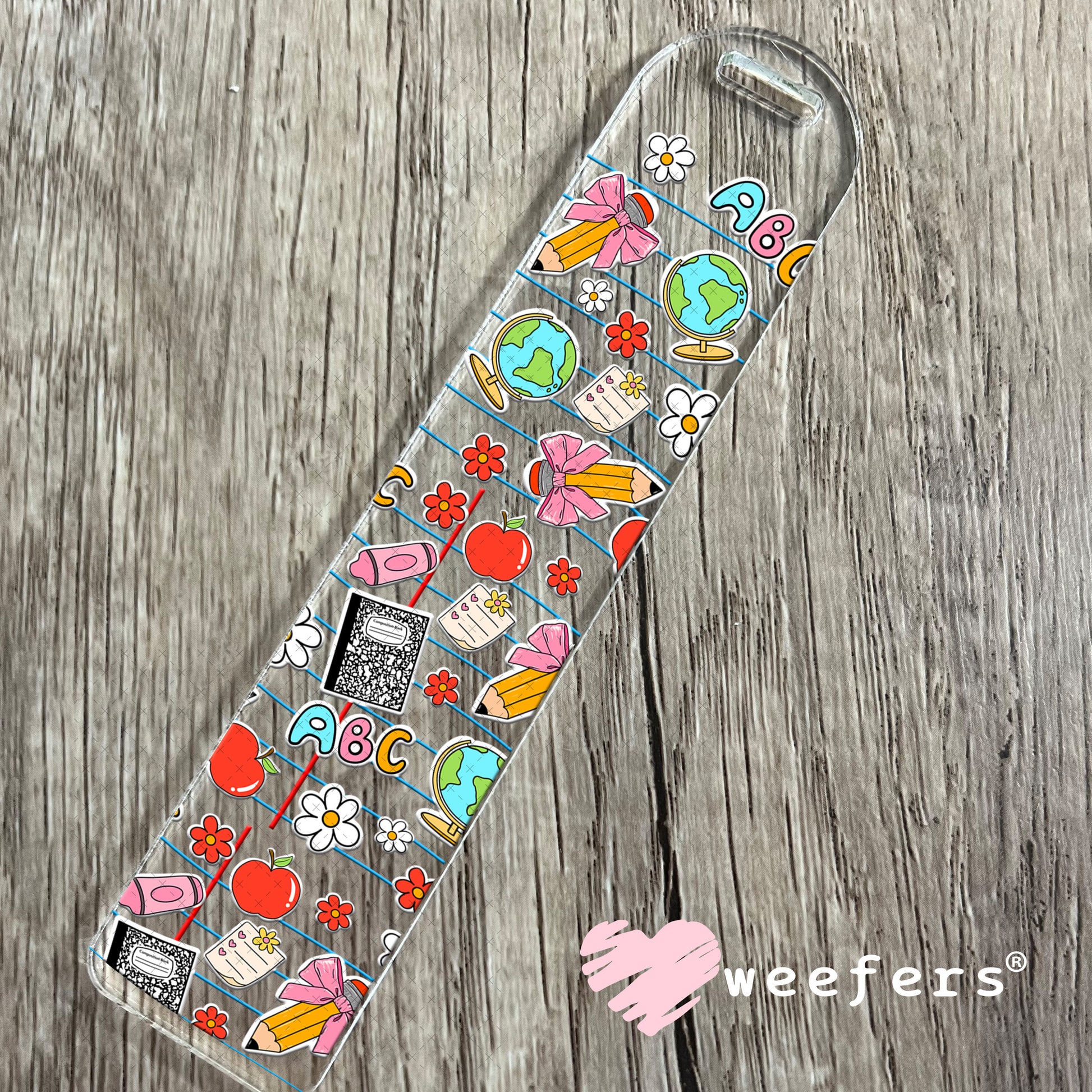 Teacher Composite UV DTF Cup Wrap Bookmark Weefers