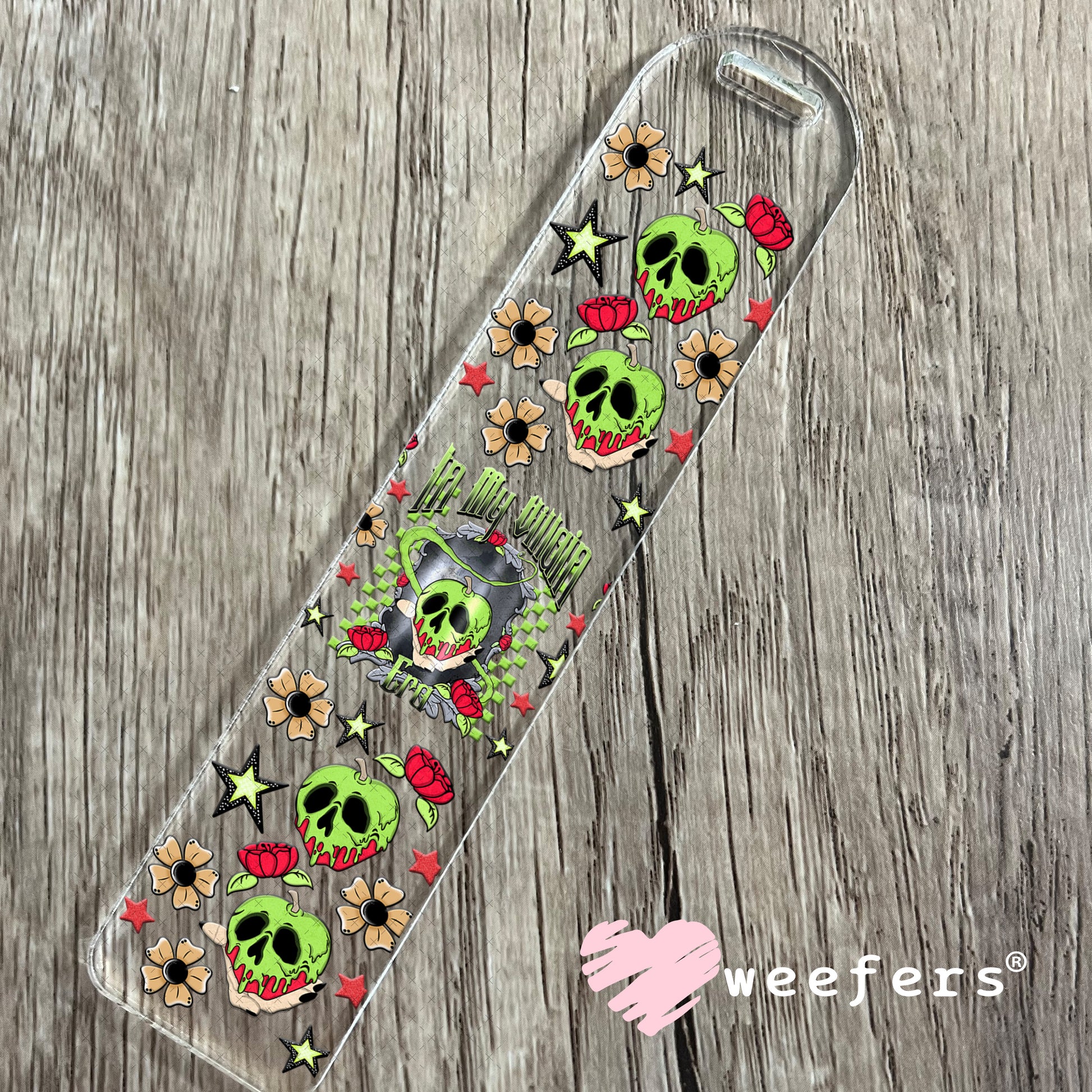 In My Villain Era Poison Apple UV DTF Cup Wrap - Weefers Exclusive Bookmark Weefers