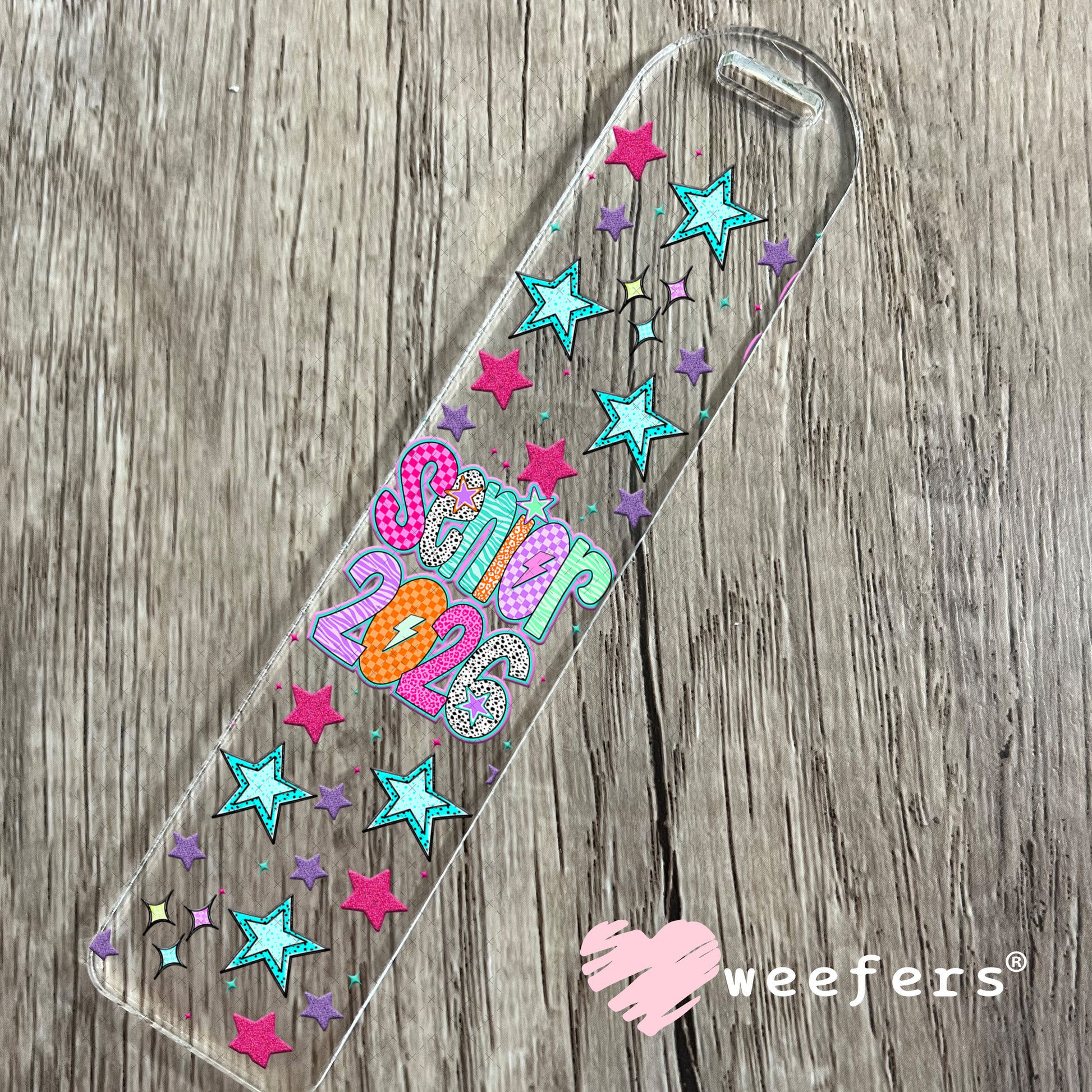 Senior 2026 UV DTF Cup Wrap - Weefers Exclusive Bookmark Weefers