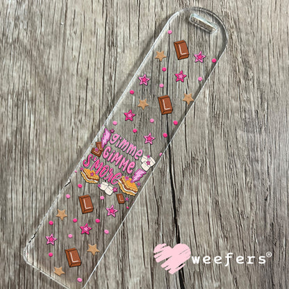 Gimme Gimme Smore UV DTF Cup Wrap - Weefers Exclusive Bookmark Weefers