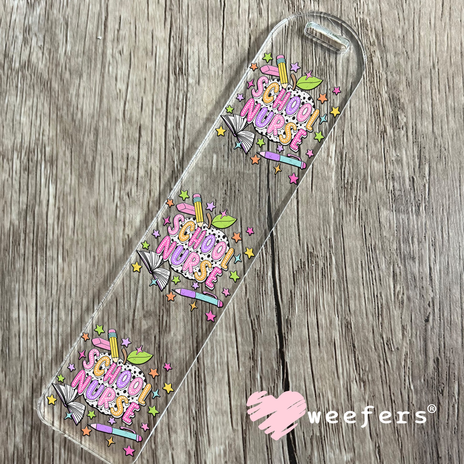 School Nurse UV DTF Decal Bookmark Weefers