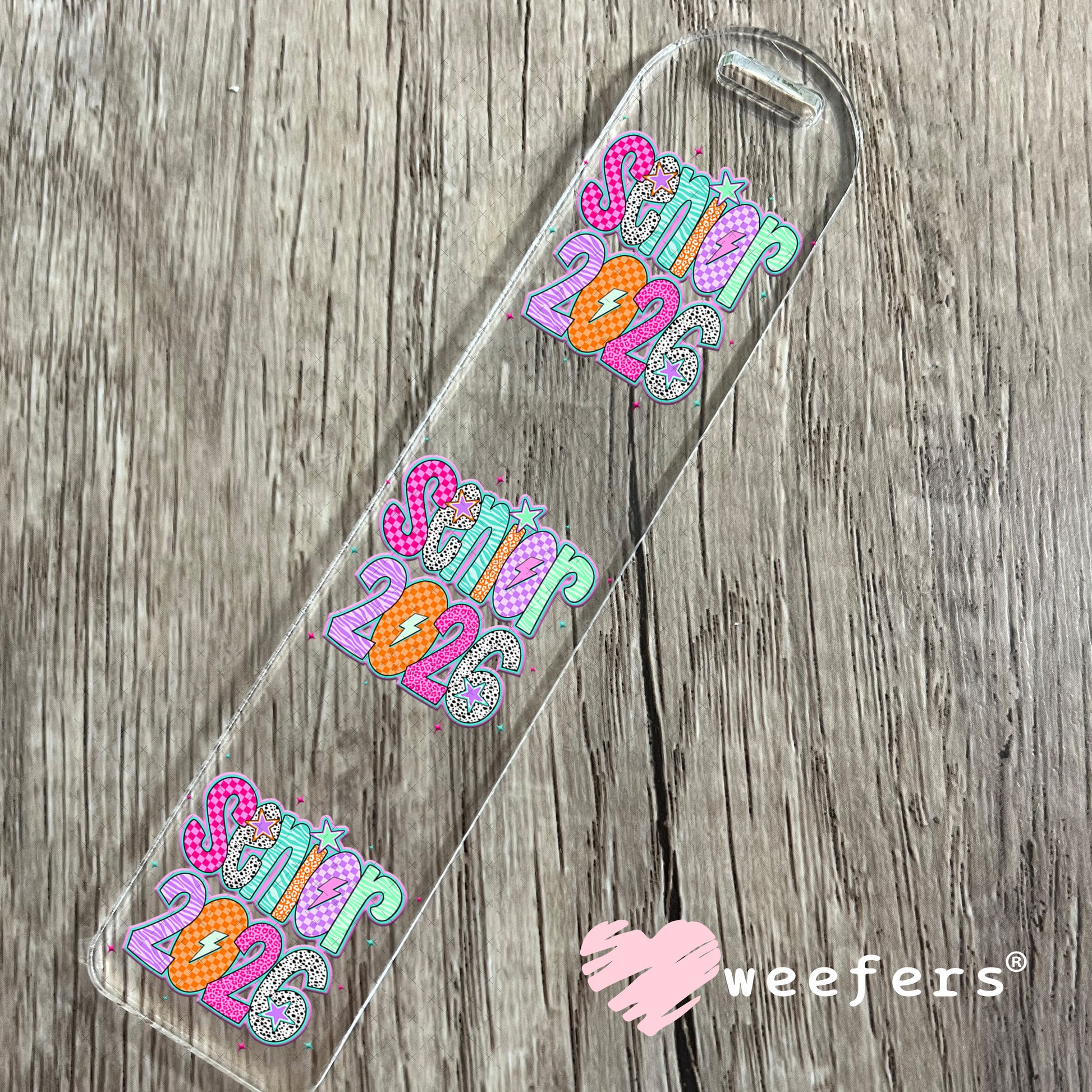 Senior 2026 UV DTF Decal Bookmark Weefers