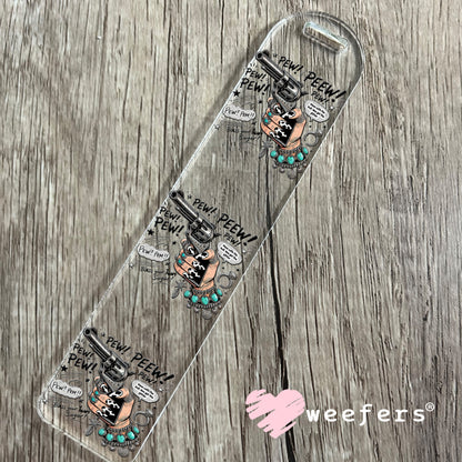 Pew Pew UV DTF Decal Bookmark Weefers