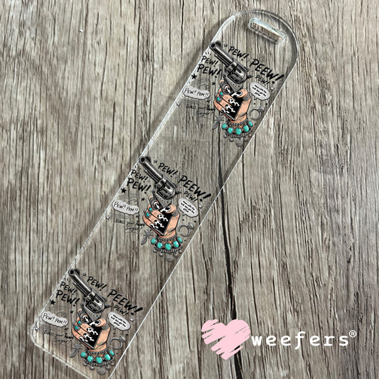 Pew Pew UV DTF Decal Bookmark Weefers