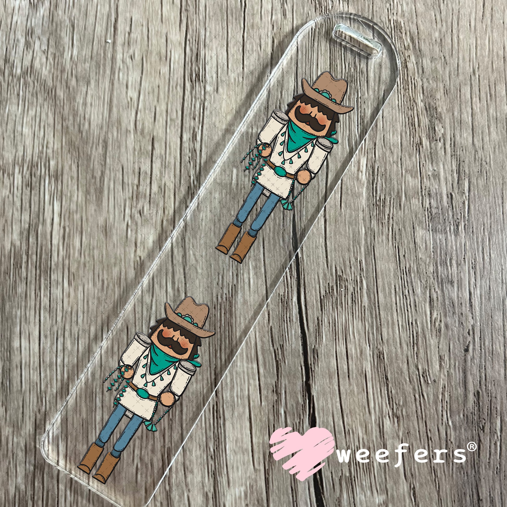 Western Nutcracker UV DTF Decal Bookmark Weefers