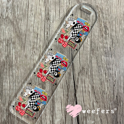 Retro Western Quotes UV DTF Decal Bookmark Weefers