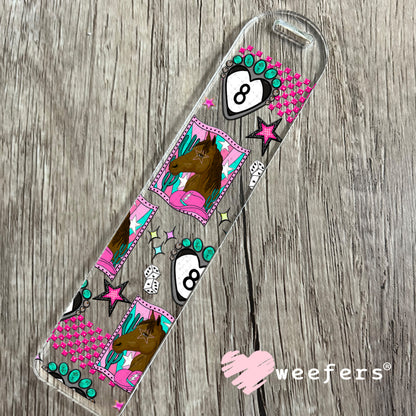 Pink Pony UV DTF Cup Wrap - Weefers Exclusive Bookmark Weefers