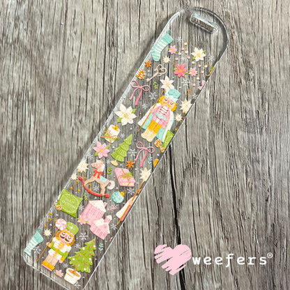 Pastel Christmas Nutcrackers UV DTF Cup Wrap Bookmark Weefers