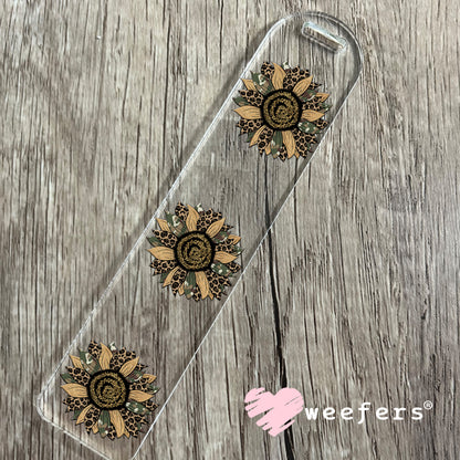 Camo Sunflower UV DTF Decal Bookmark Weefers