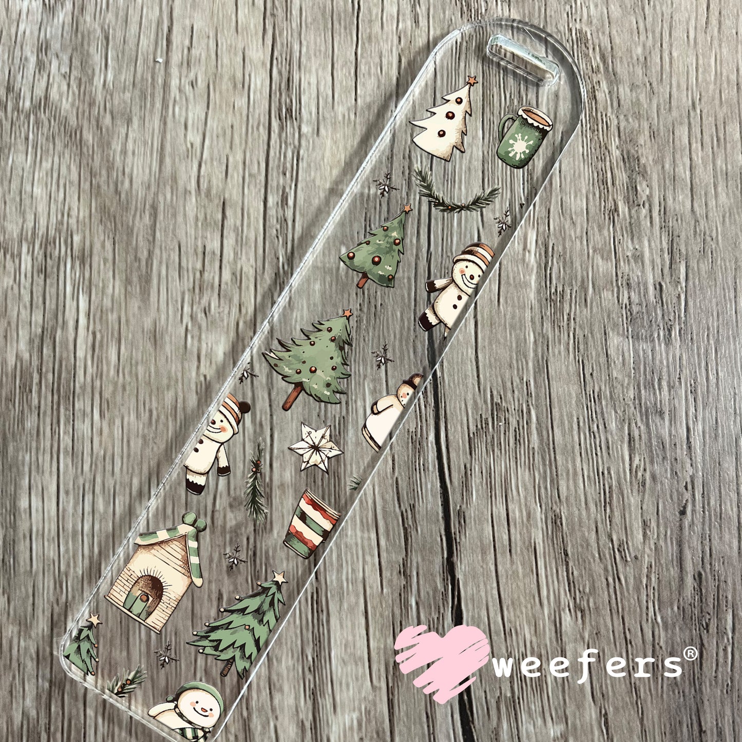 Vintage Christmas UV DTF Cup Wrap - Weefers