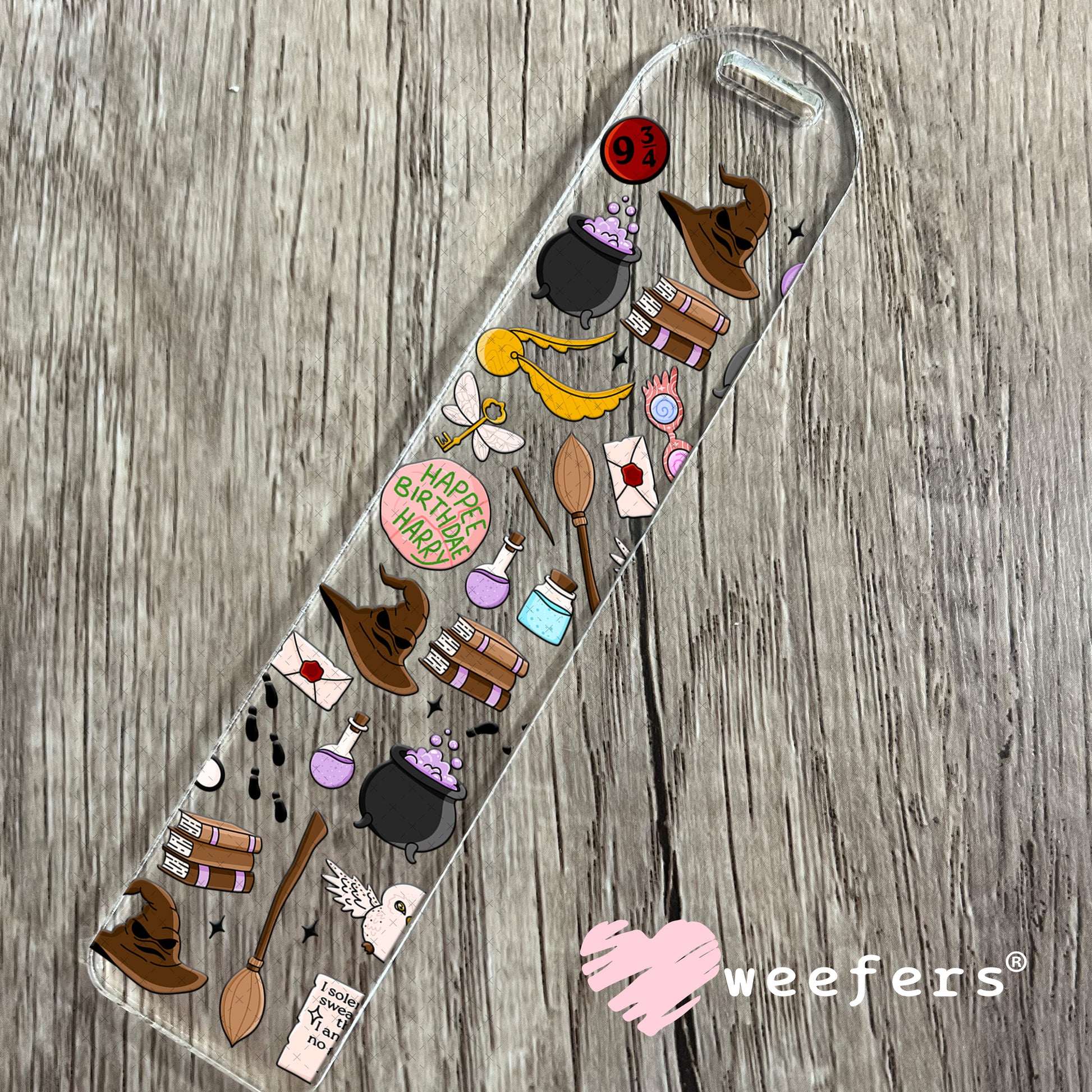 Wizards favorite Things UV DTF Cup Wrap Bookmark Weefers