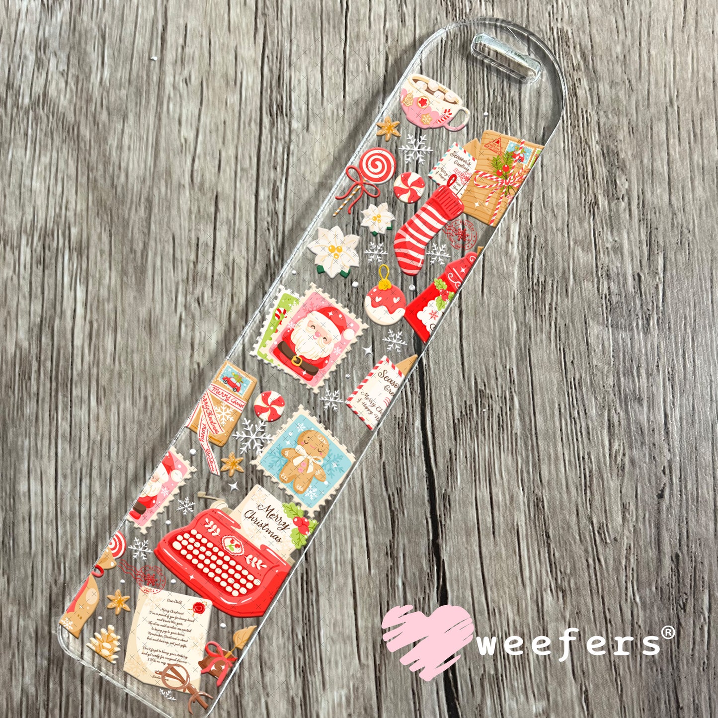 Christmas Stamps UV DTF Cup Wrap Bookmark Weefers