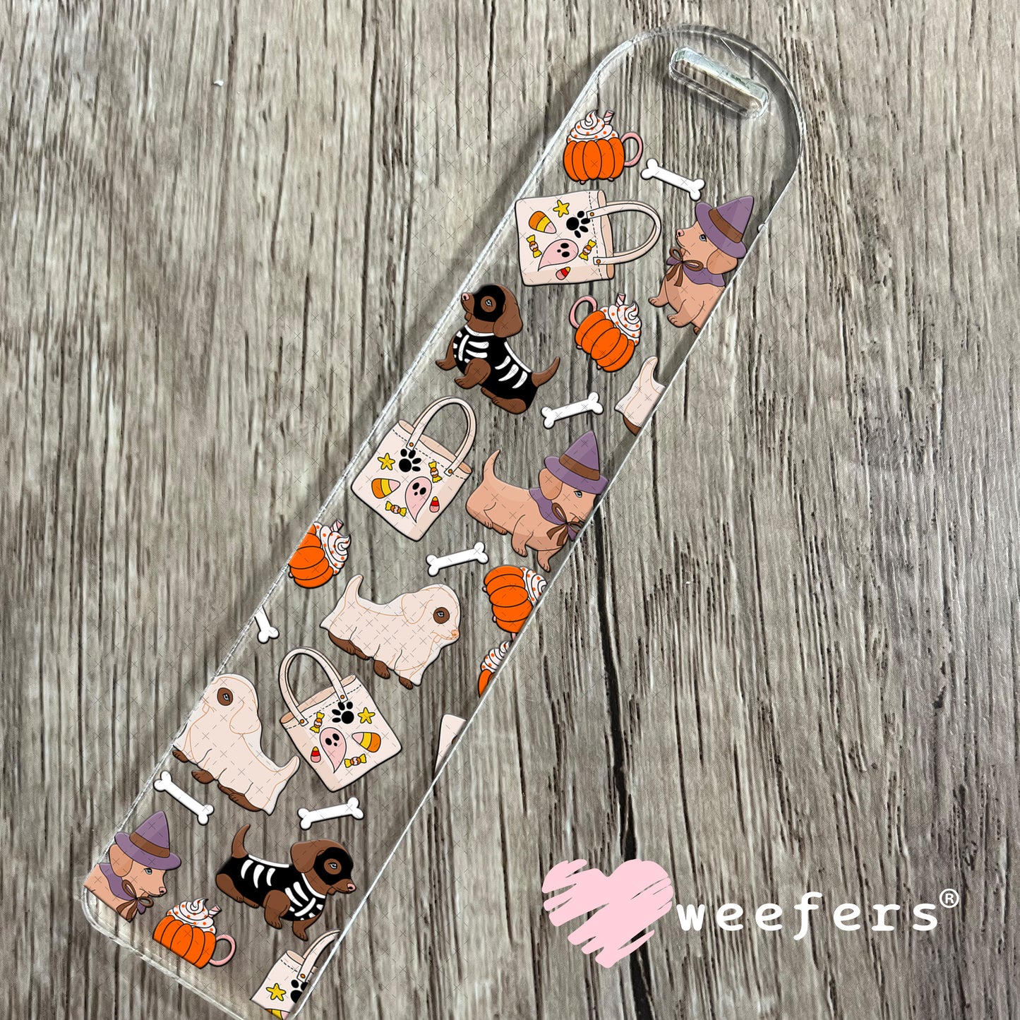 Halloween dog costume friends UV DTF Cup Wrap Bookmark Weefers