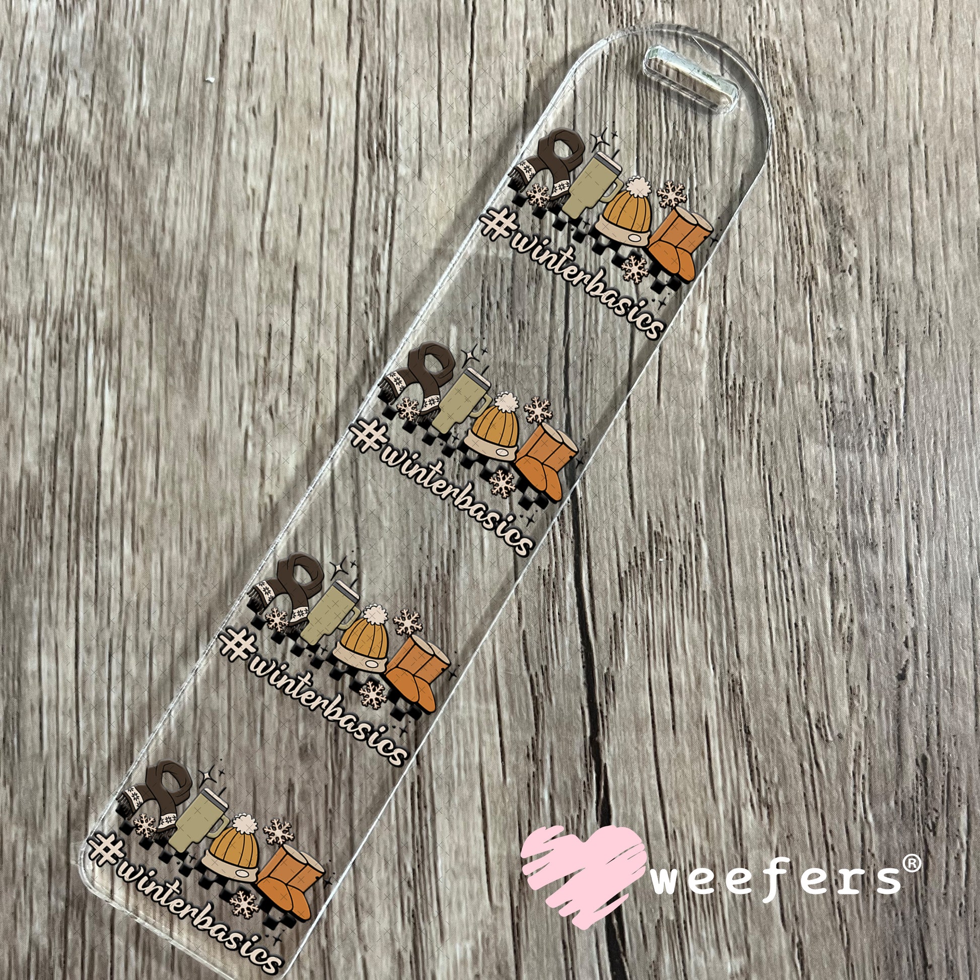 Winter Basics UV DTF Decal Bookmark Weefers