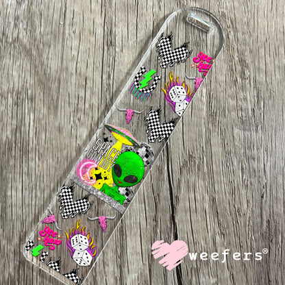 Space Cowboy UV DTF Cup Wrap - Weefers Exclusive Bookmark Weefers