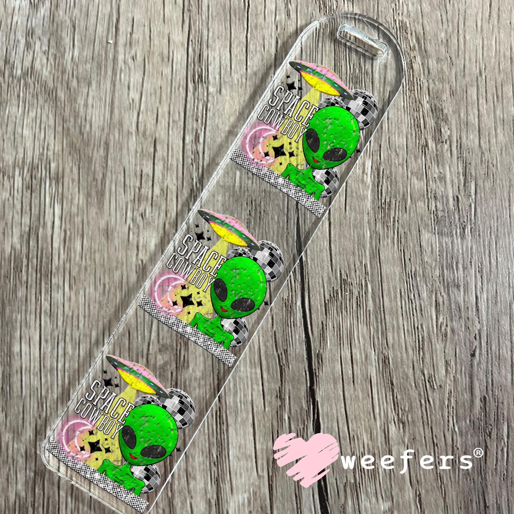 Space Cowboy UV DTF Decal Bookmark Weefers