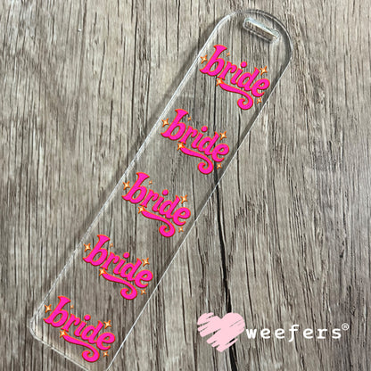Fuchsia Bride UV DTF Decal Bookmark Weefers