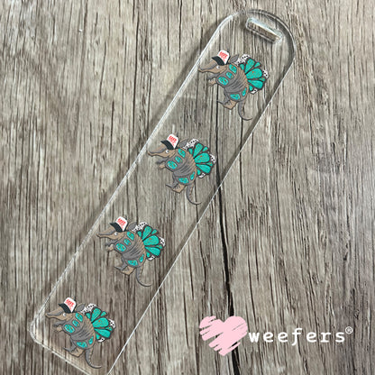 Sassy Armadillo UV DTF Decal Bookmark Weefers