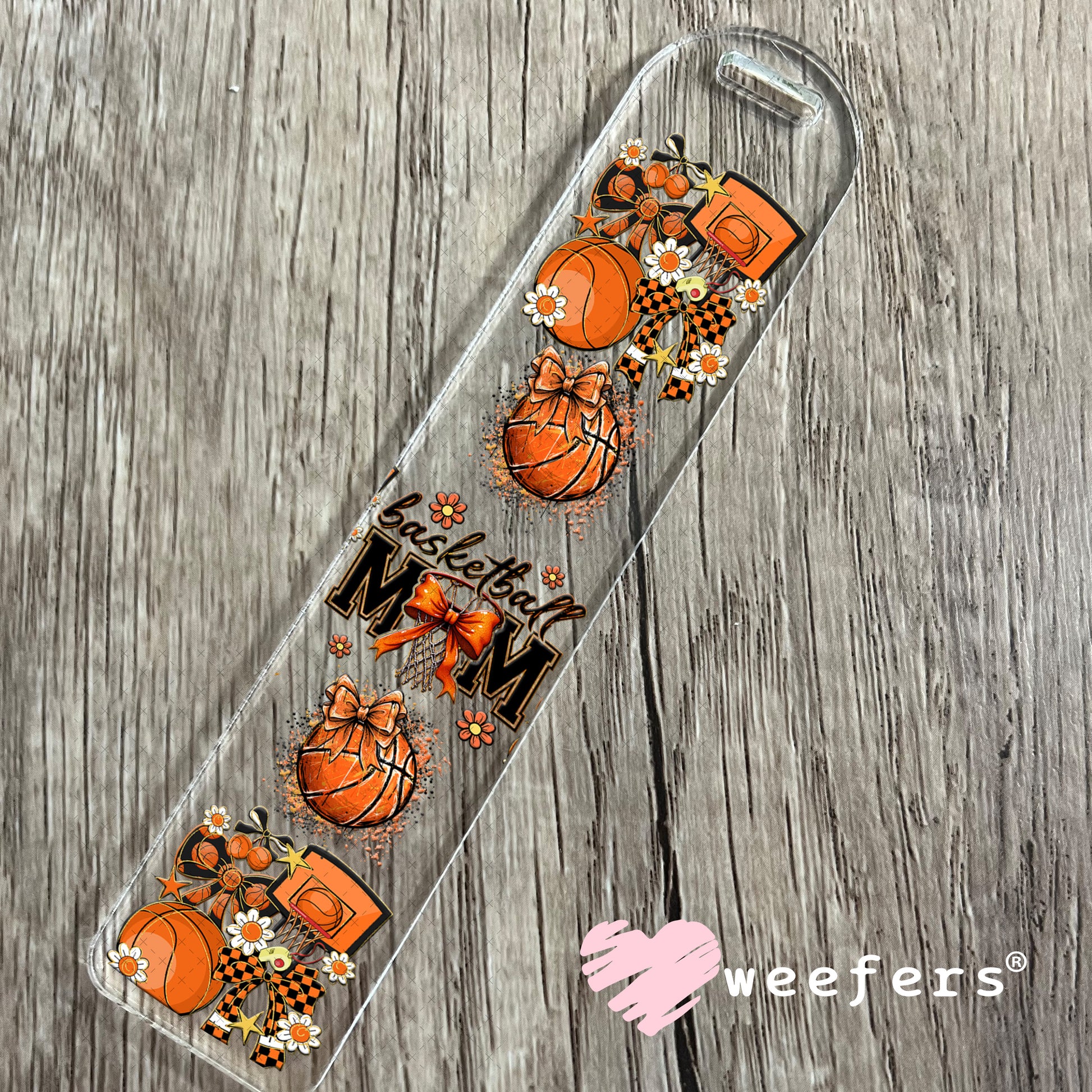 Basketball Mom UV DTF Cup Wrap - Weefers Exclusive Bookmark Weefers
