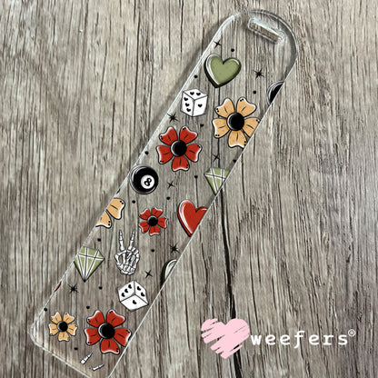 Sweet and Reckless Sidekick UV DTF Cup Wrap - Weefers Exclusive Bookmark Weefers