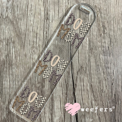 UV DTF Decal - Brown and Tan Dog Mama Bookmark Weefers