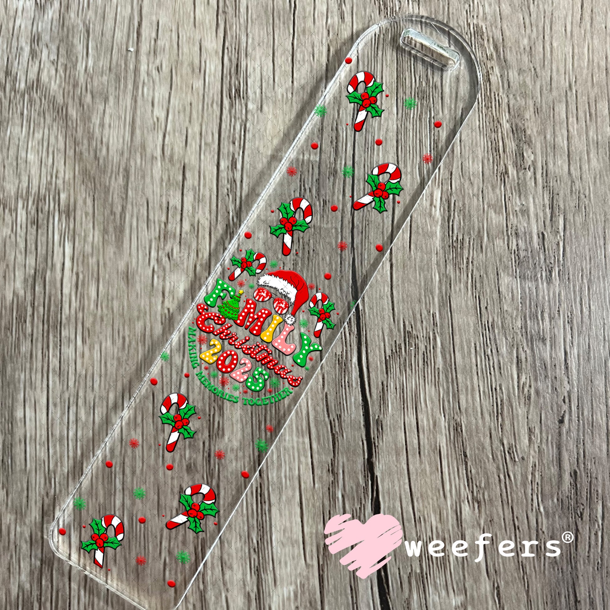 UV DTF Cup Wrap – Family Christmas 2025 - Weefers Exclusive Bookmark Weefers