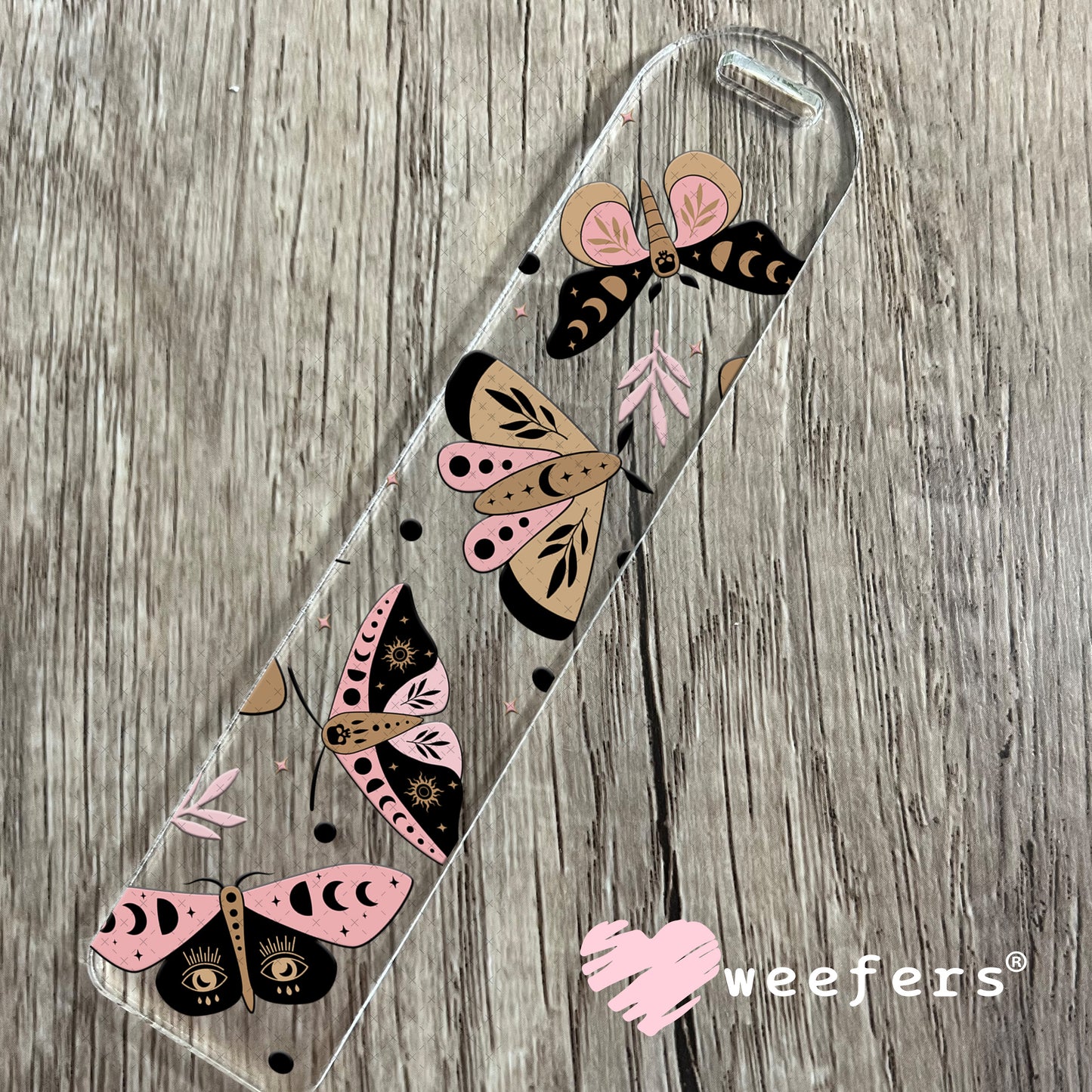 UV DTF Cup Wrap – Mystical Moths - Weefers Exclusive Bookmark Weefers