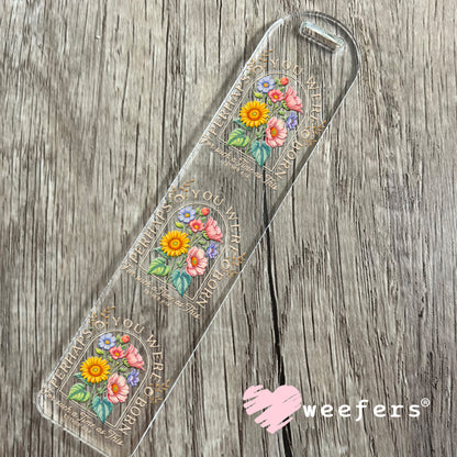 UV DTF Decal - Perhaps You Were Born For such a Time as This Bookmark Weefers