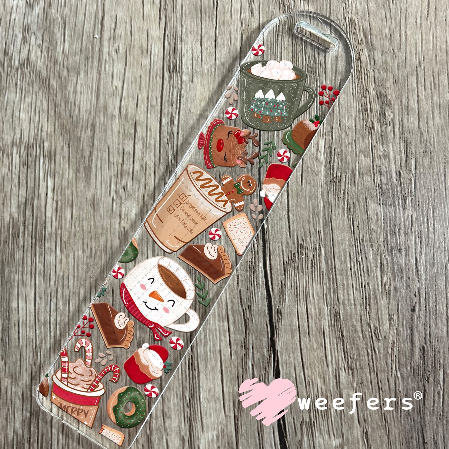 UV DTF Cup Wrap – Christmas Favorite Things Bookmark Weefers
