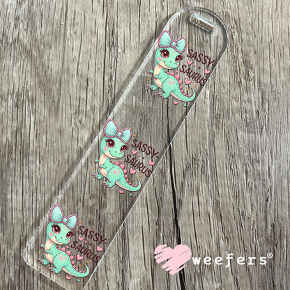 UV DTF Decal - Sassy Saurus Bookmark Weefers