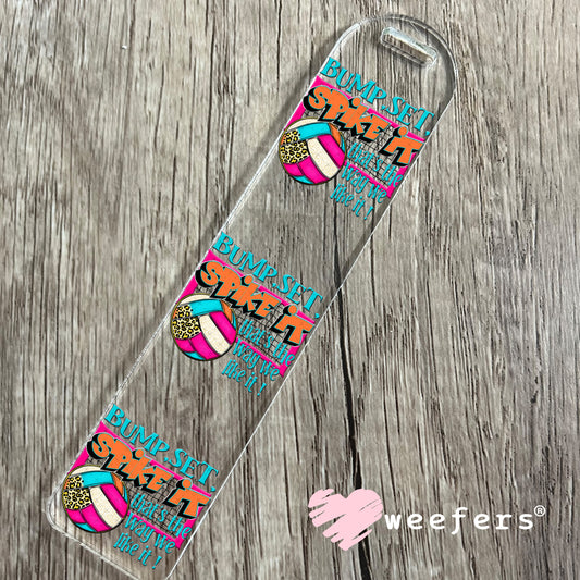 UV DTF Decal - Volleyball Bump Set Spike It Bookmark Weefers