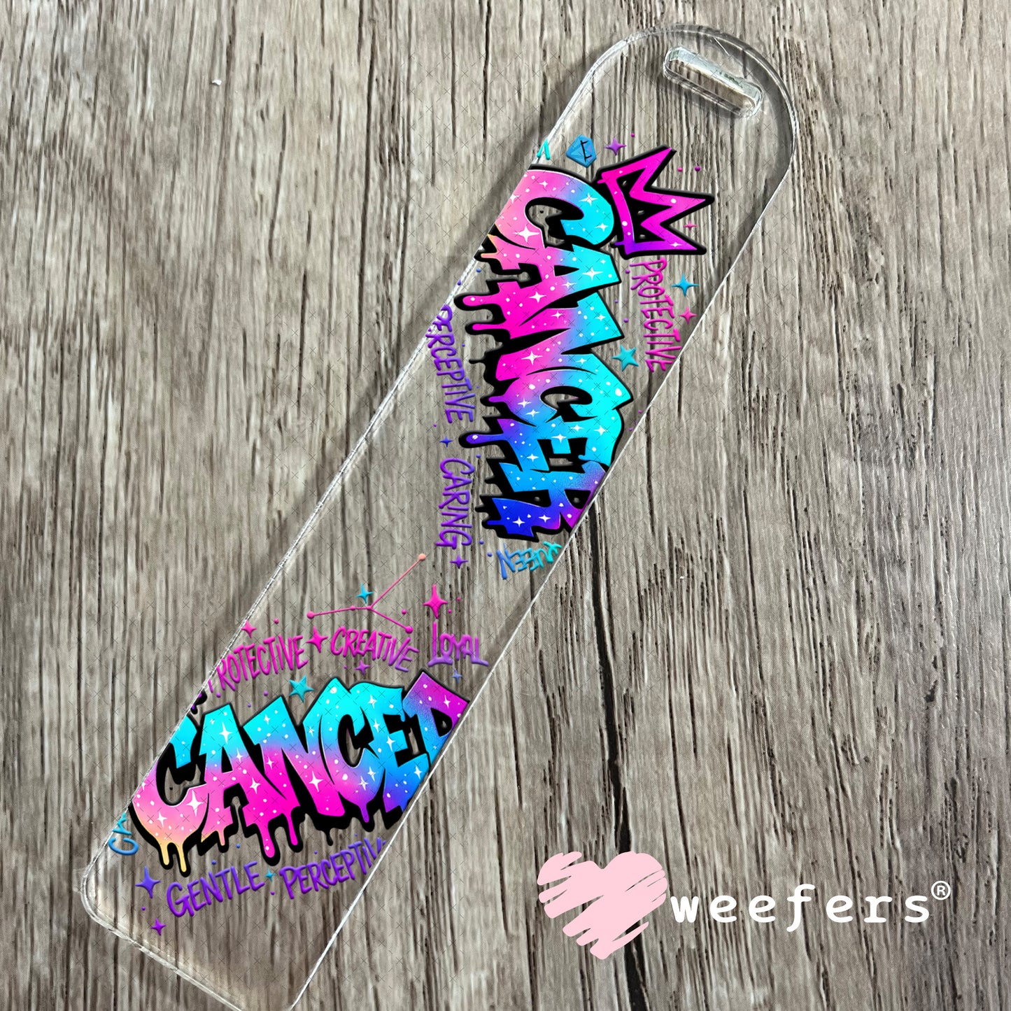 UV DTF Decal - Cancer Zodiac Sign Bookmark Weefers