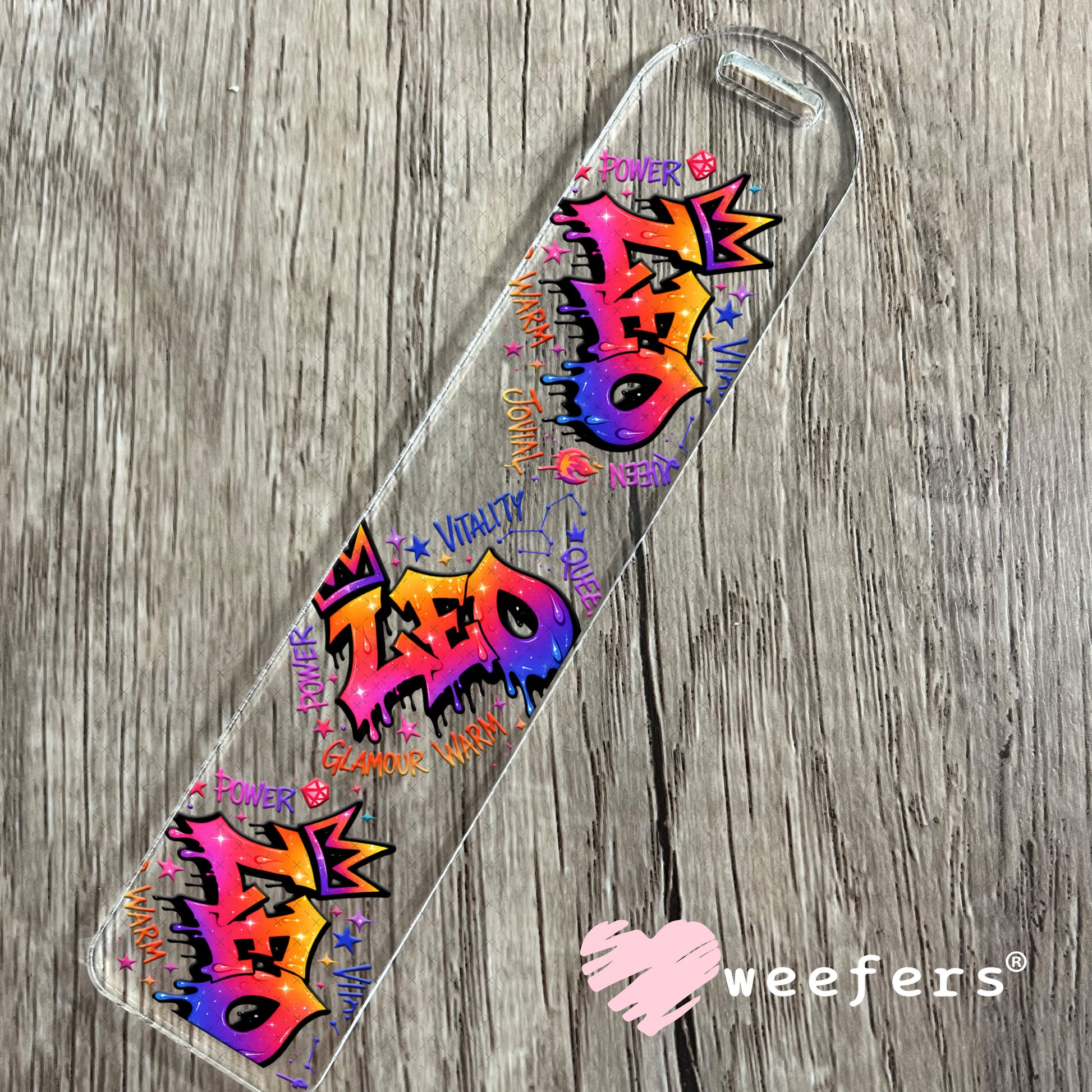 UV DTF Decal - Leo Zodiac Sign Bookmark Weefers
