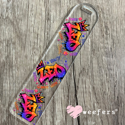 UV DTF Decal - Leo Zodiac Sign Bookmark Weefers