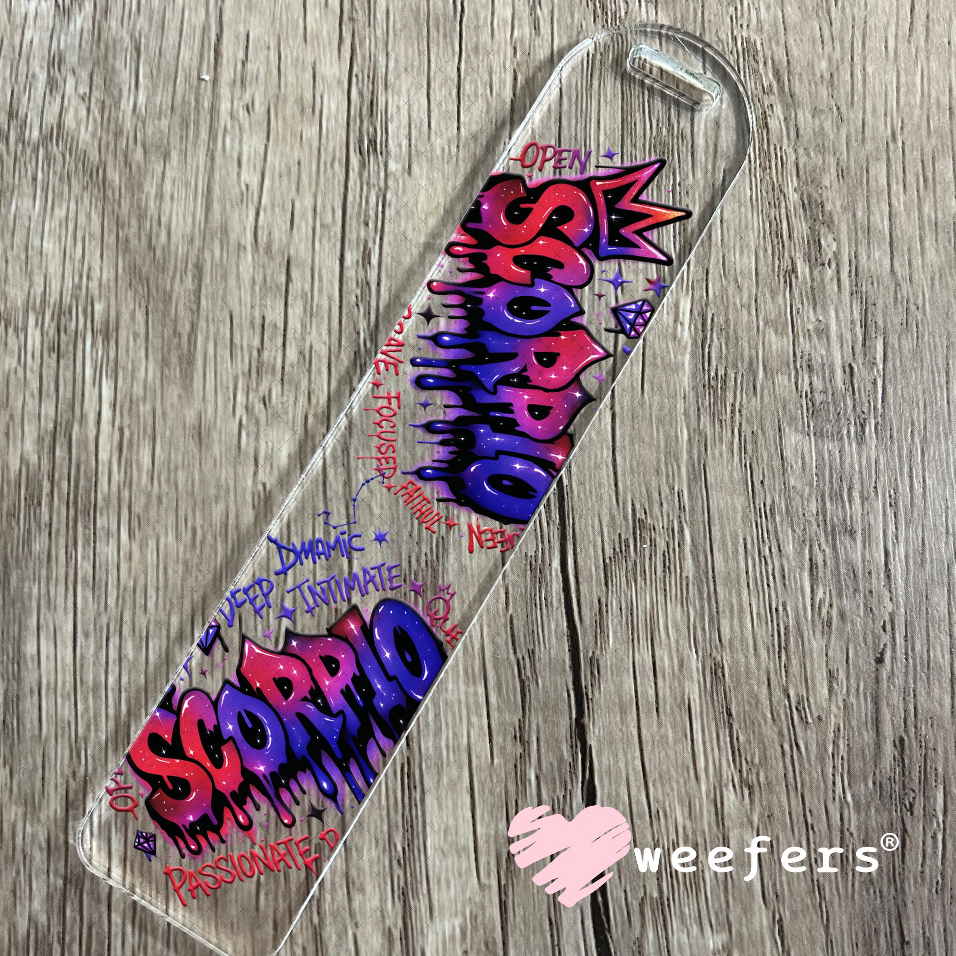 UV DTF Decal - Scorpio Zodiac Sign Bookmark Weefers