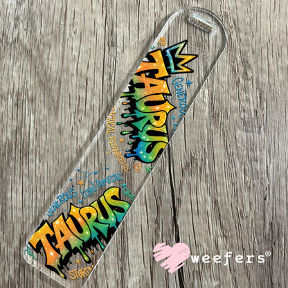 UV DTF Decal - Taurus Zodiac Sign Bookmark Weefers