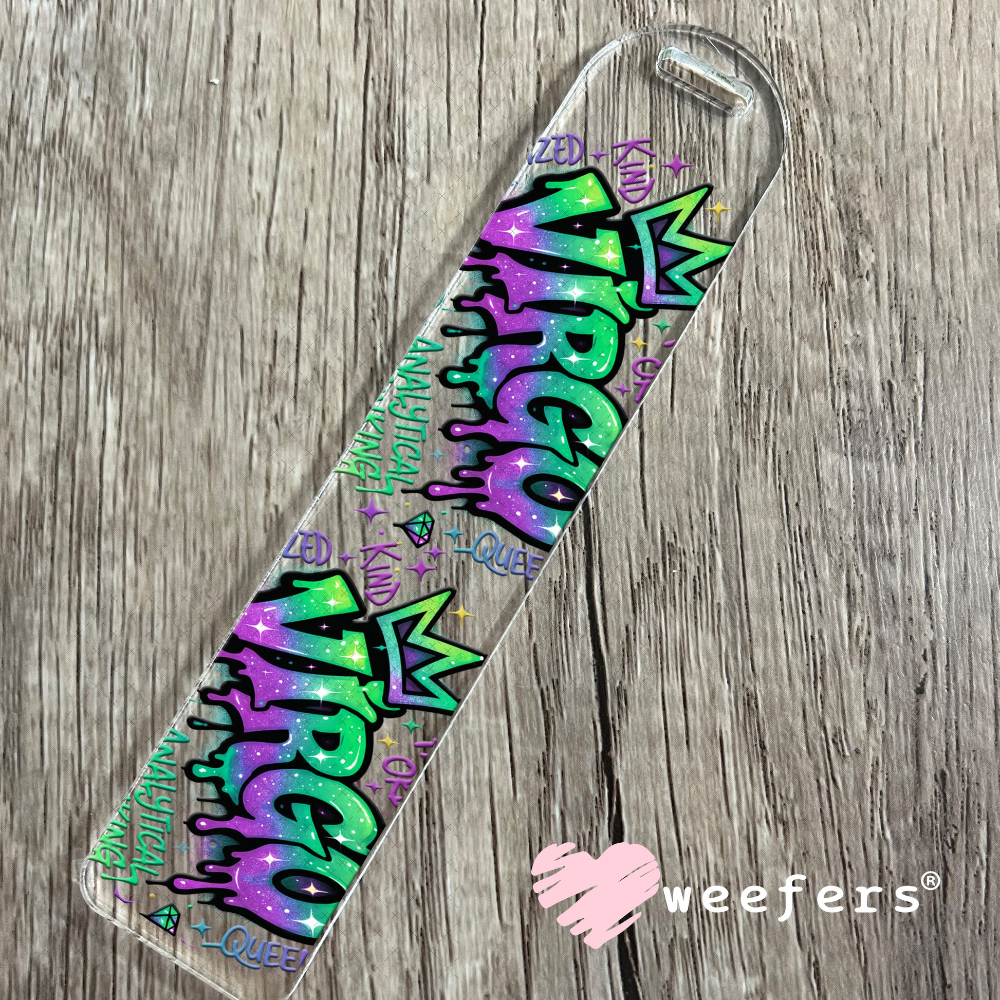 UV DTF Decal - Virgo Zodiac Sign Bookmark Weefers