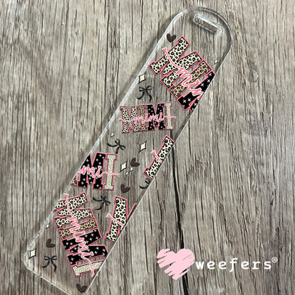 UV DTF Cup Wrap – Mimi Cheetah Print - Weefers Exclusive Bookmark Weefers