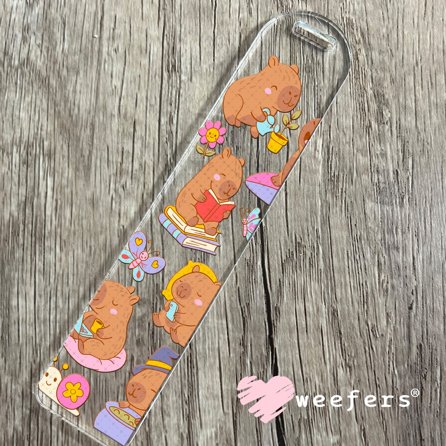 UV DTF Cup Wrap – Capybara Bookmark Weefers