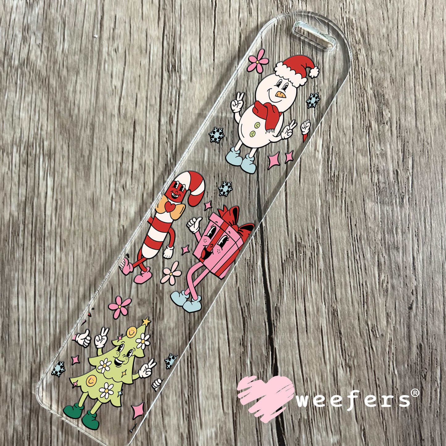 Retro Christmas Friends UV DTF Cup Wrap - Weefers