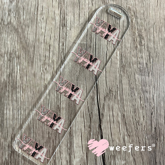 UV DTF Cup Wrap – Cheetah Yaya Bookmark Weefers